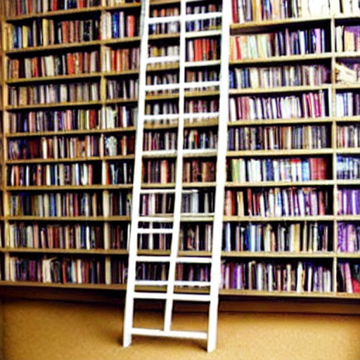 Ladder bookshelves
