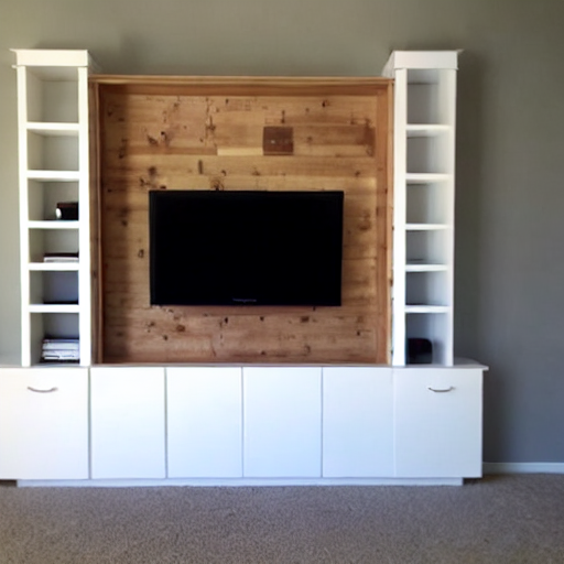 Wall-Mounted Entertainment Center